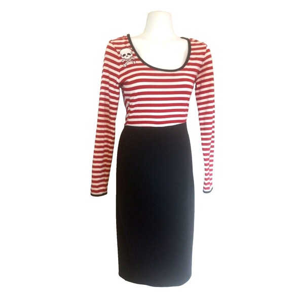 Deadly Dames Dresses & Skirts - Deadly Dames 3/4 Sleeve Knee Length Dress Size Small